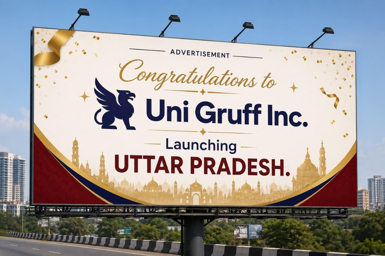 Vintage Farms launching in Uttar Pradesh — billboard